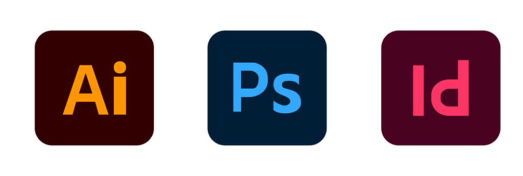 Iconos de Ilustrator, Photoshop e Indesign